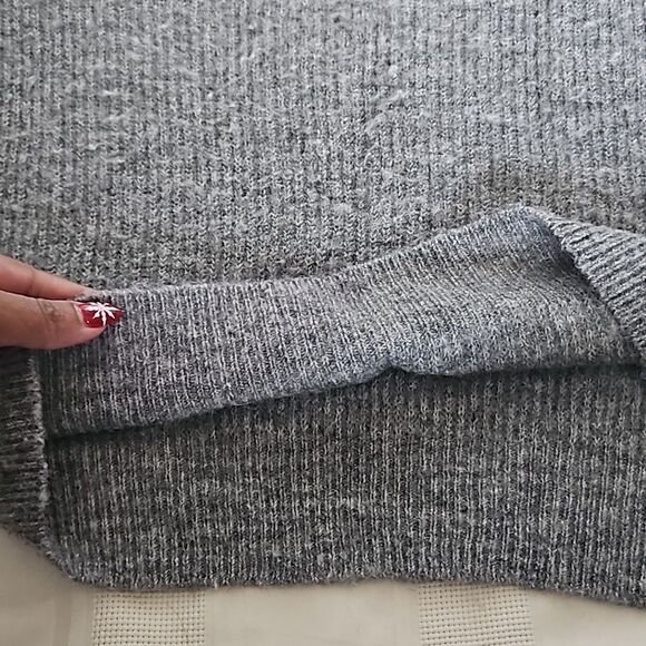 Style & Co. Knitted Long Sleeves Sweater Small Gray - Picture 12 of 16